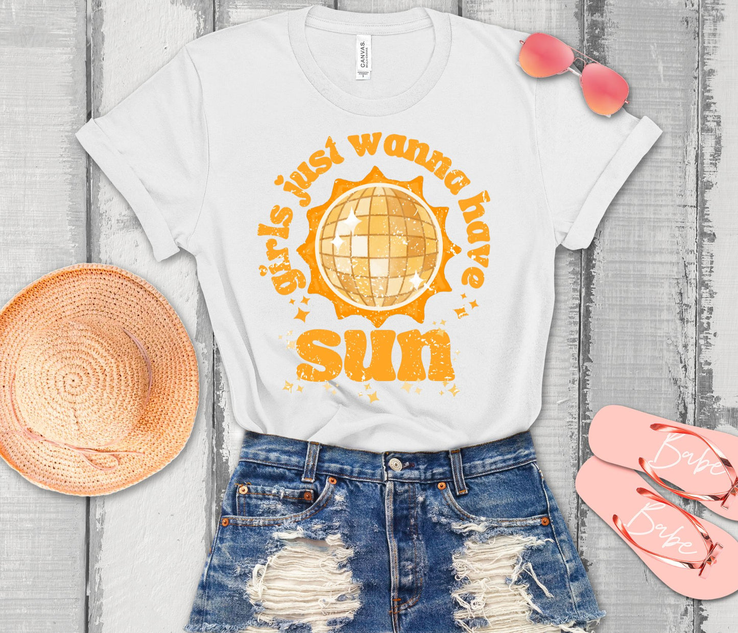 GIRLS JUST WANNA HAVE SUN TEE