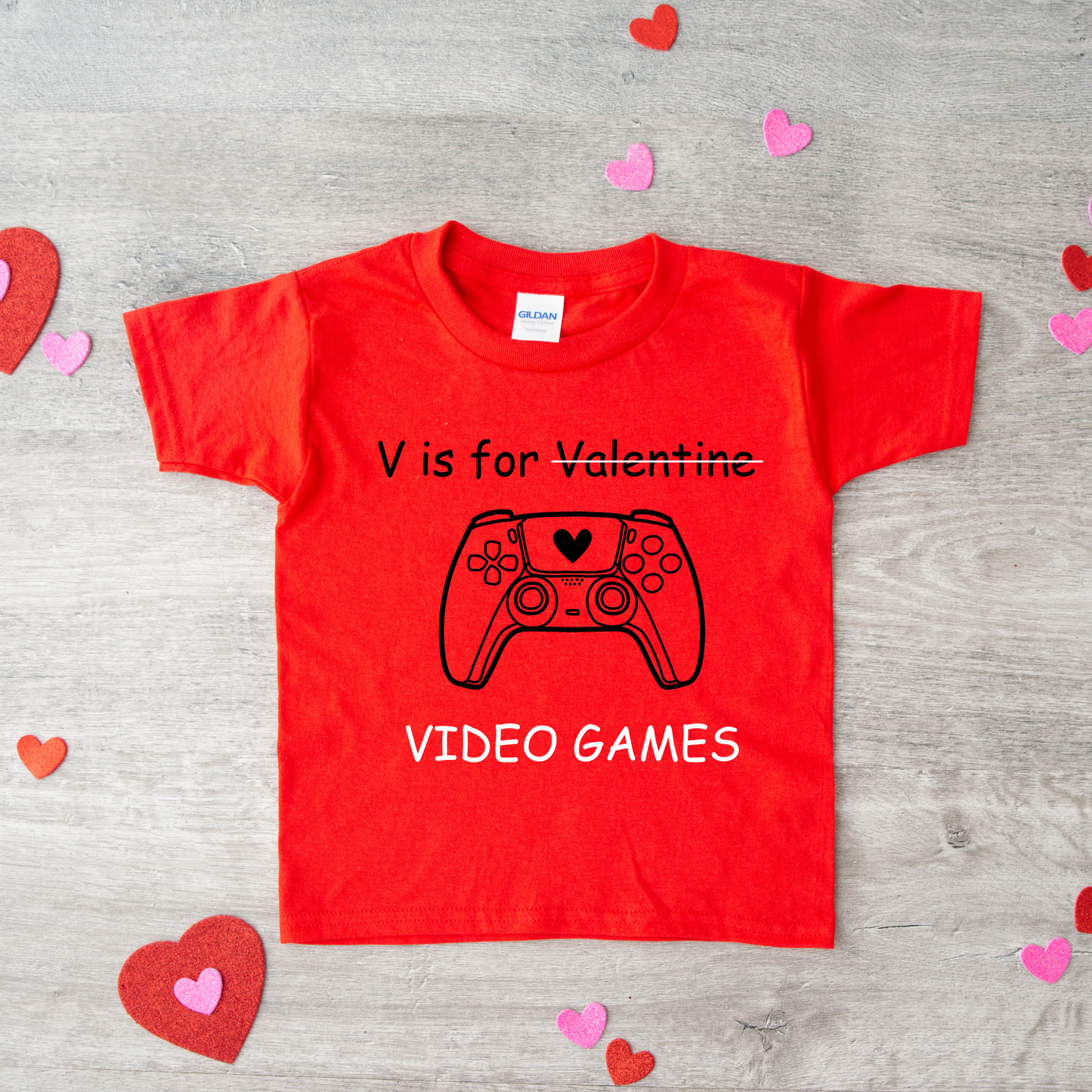 V IS FOR VIDEO GAMES YOUTH TEE
