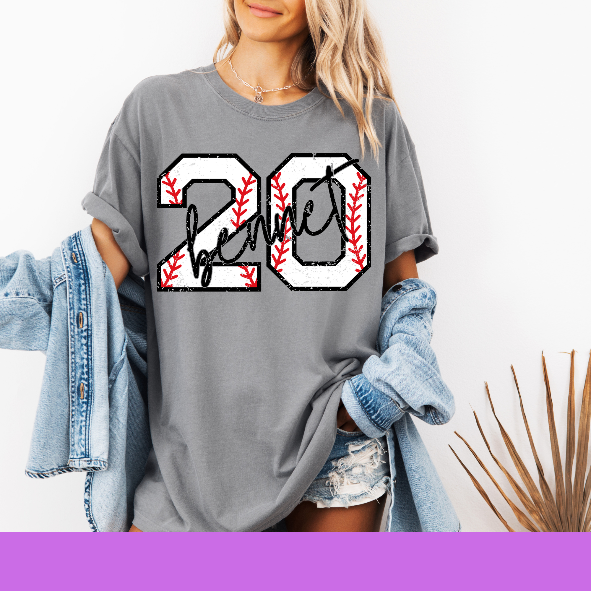 CUSTOM NAME/NUMBER BASEBALL TEE