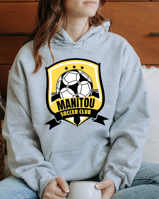 MANITOU SOCCER HOODIE GREY ADULT