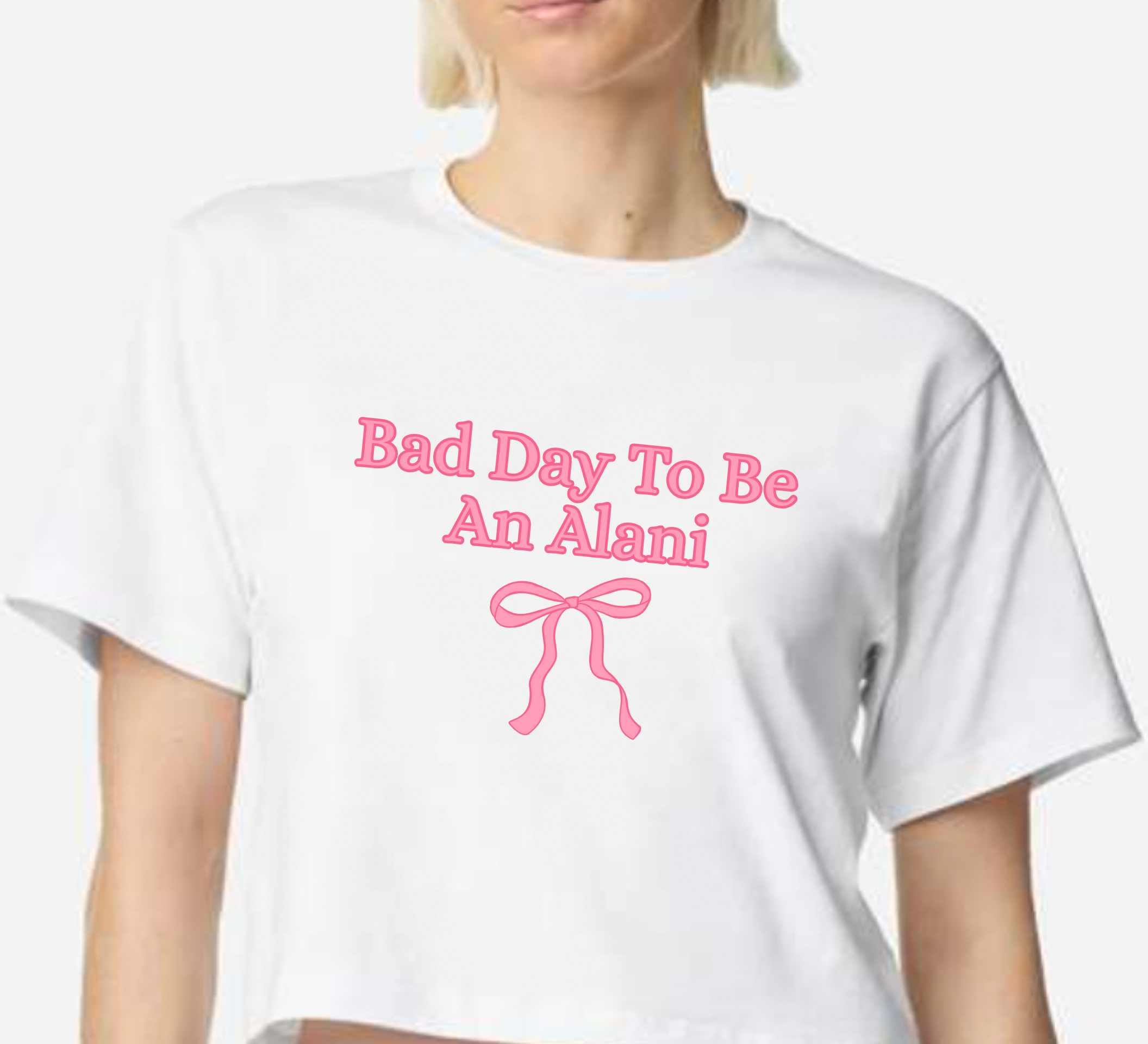 BAD DAY TO BE AN ALANI CROPPED TEE