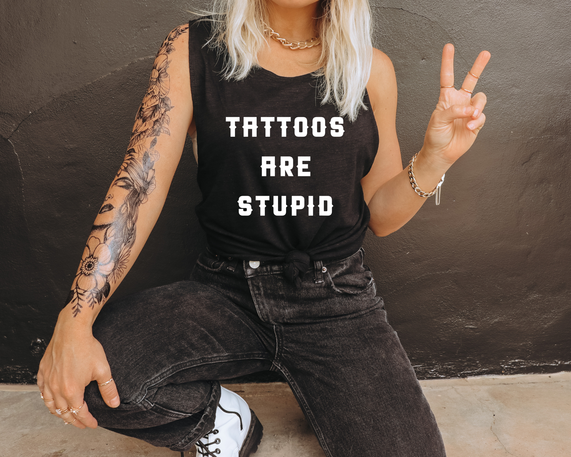 TATTOOS ARE STUPID TANK