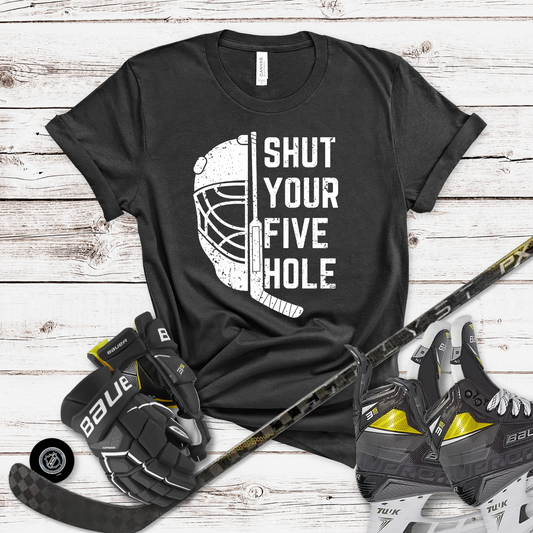 SHUT YOUR FIVE HOLE YOUTH TEE