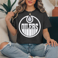 OILERS NEUTRAL CROPPED TEE