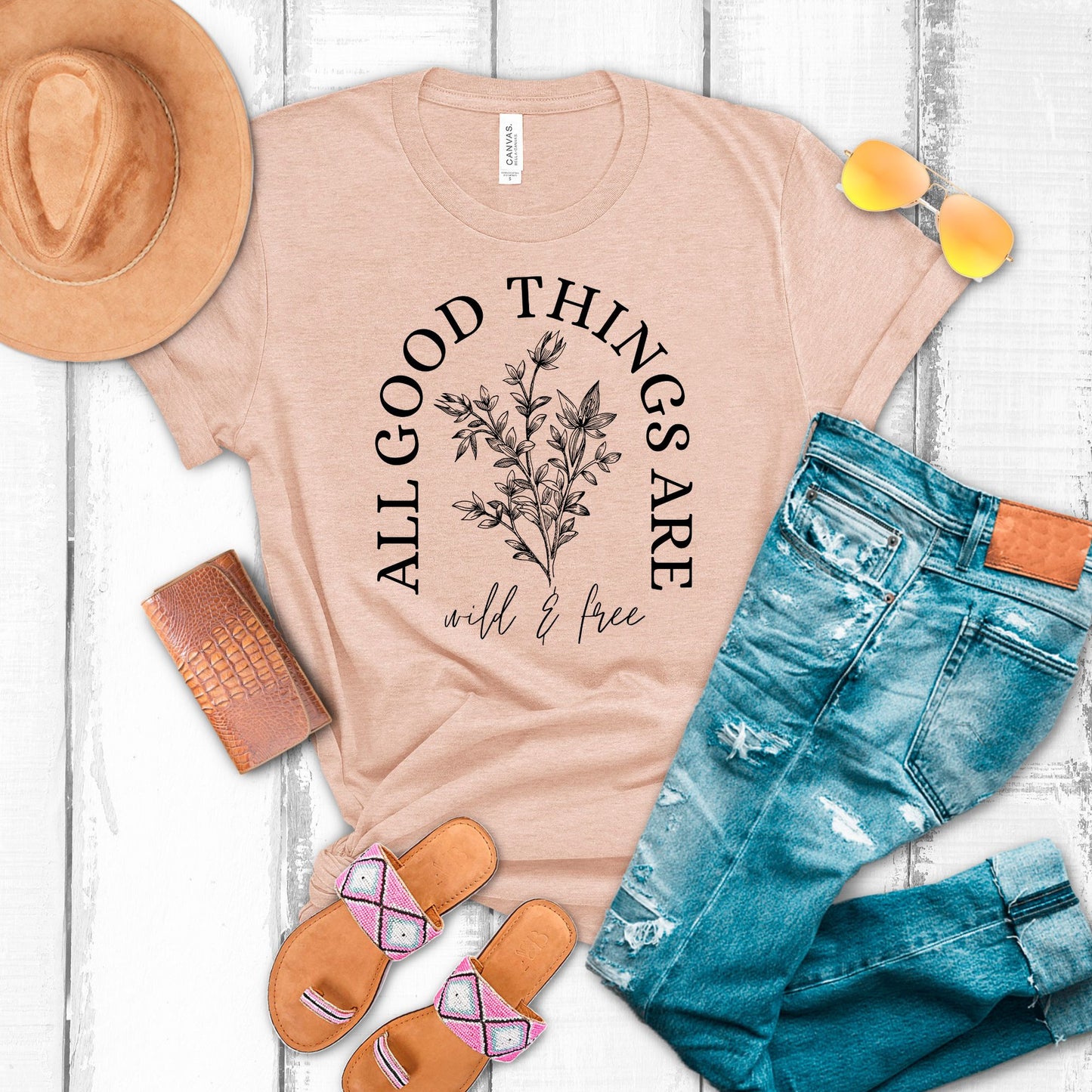 WILD AND FREE TEE
